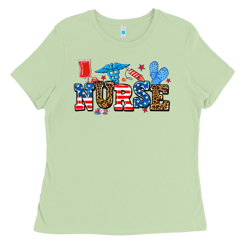 Usa Nurse Ladies Tee by AdoDesignShop | Teevron