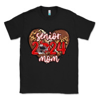 Black senior 2024 mom football Classic Tee - MaliasSmallBusiness