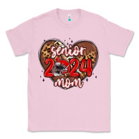 Bubblegum Pink senior 2024 mom football Classic Tee - MaliasSmallBusiness