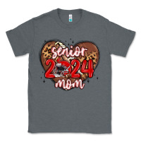 Charcoal Heather senior 2024 mom football Classic Tee - MaliasSmallBusiness