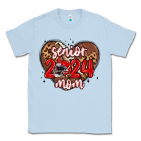Dusty Blue senior 2024 mom football Classic Tee - MaliasSmallBusiness