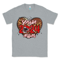 Heather Grey senior 2024 mom football Classic Tee - MaliasSmallBusiness