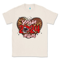 Natural senior 2024 mom football Classic Tee - MaliasSmallBusiness