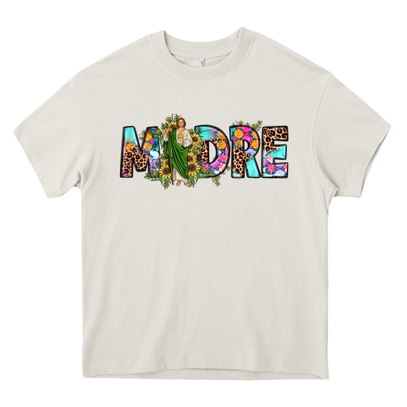San Judas Madre Sunflower Heavy Core Tee by JahusDesignShop | Teevron