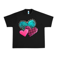 Black valentine's day hearts Urban Heavy Tee - AdoDesignShop