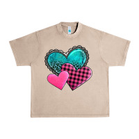 French Oak valentine's day hearts Urban Heavy Tee - AdoDesignShop