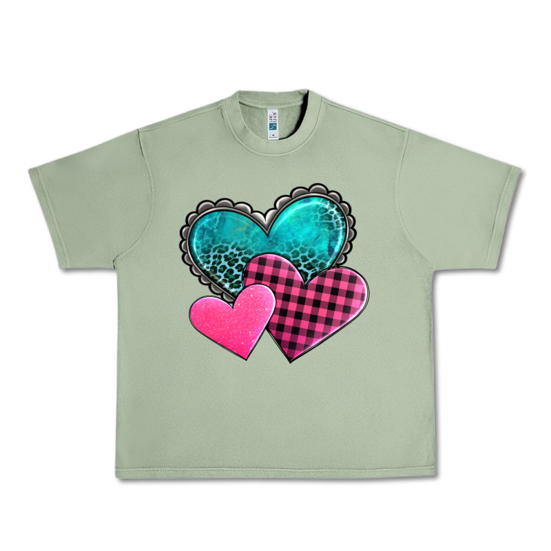 Valentine's Day Hearts Urban Heavy Tee by AdoDesignShop | Teevron