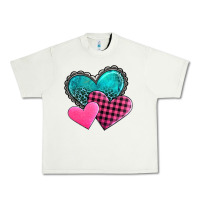 Pistachio valentine's day hearts Urban Heavy Tee - AdoDesignShop