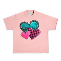 Salmon valentine's day hearts Urban Heavy Tee - AdoDesignShop