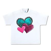 White valentine's day hearts Urban Heavy Tee - AdoDesignShop