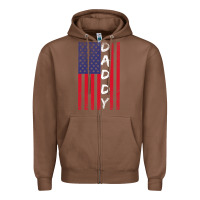 Chestnut Daddy American Flag Zipper Hoodie - Bettercallsaul