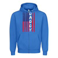 True Royal Daddy American Flag Zipper Hoodie - Bettercallsaul