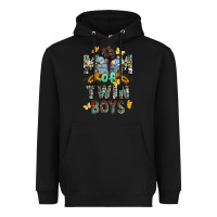 Black mom of twin boys mother's day Heavyweight Hoodie - CowGirlArtShop