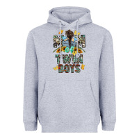 Heather Grey mom of twin boys mother's day Heavyweight Hoodie - CowGirlArtShop