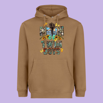Mom Of Twin Boys Mother's Day Heavyweight Hoodie Designed By Cowgirlartshop