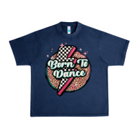 Navy born to dance Urban Heavy Tee - MaliasSmallBusiness