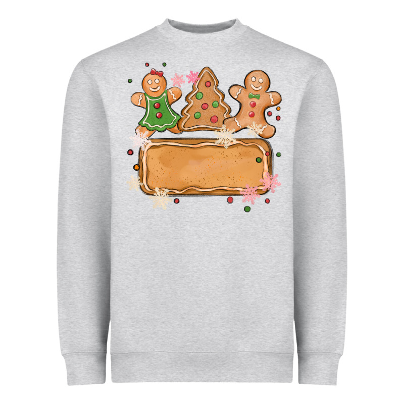 Costom Name Christmas Cookie Heavyweight Sweatshirt by MaliasSmallBusiness | Teevron