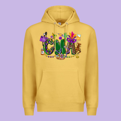 Cma Mardi Gras Cowgirl Premium Hoodie Designed By Cowgirlartshop