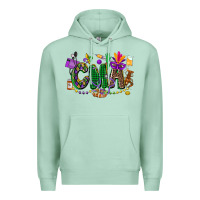 Seafoam cma mardi gras cowgirl Premium Hoodie - CowGirlArtShop