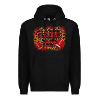 Black game day football Premium Hoodie - JahusDesignShop