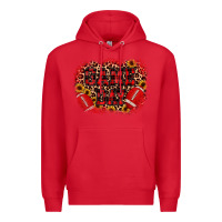 Red game day football Premium Hoodie - JahusDesignShop