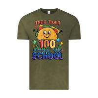 Vintage Olive taco bout 100 days of school Vintage Tee - MaliasSmallBusiness