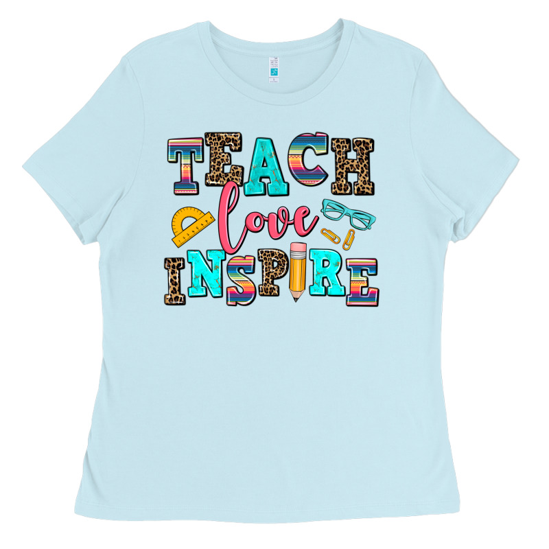 Teach Love Inspire Ladies Tee by AdoDesignShop | Teevron