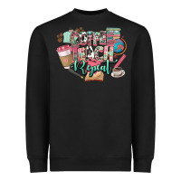 Coffee Teach Repeat Teacher Heavyweight Sweatshirt | Teevron