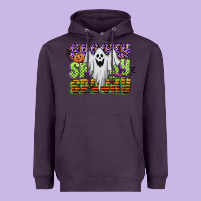 Spooky Spooky Spooky Heavyweight Hoodie Designed By Cowgirlartshop