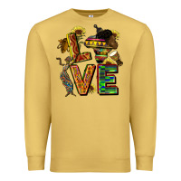 Antique Gold love juneteenth africa Premium Sweatshirt - CowGirlArtShop