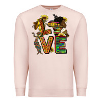 Pale Pink love juneteenth africa Premium Sweatshirt - CowGirlArtShop