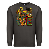 Smoke love juneteenth africa Premium Sweatshirt - CowGirlArtShop