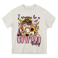Cream i wanna be a cowboo baby halloween Heavy Core Tee - AdoDesignShop