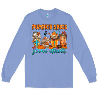 Colony Blue pumpkin spice jesus christ Long Sleeve Tee - MaliasSmallBusiness