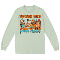 Matcha pumpkin spice jesus christ Long Sleeve Tee - MaliasSmallBusiness