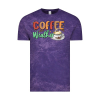 Cloud Purple coffee weather Vintage Tee - MaliasSmallBusiness