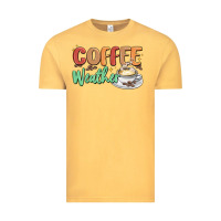 Vintage Mustard coffee weather Vintage Tee - MaliasSmallBusiness