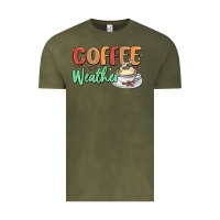 Vintage Olive coffee weather Vintage Tee - MaliasSmallBusiness