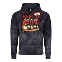 Cloud Black somebody's loud mouth baseball mama Vintage Hoodie - MaliasSmallBusiness
