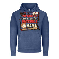 Vintage Denim somebody's loud mouth baseball mama Vintage Hoodie - MaliasSmallBusiness