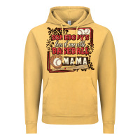 Vintage Mustard somebody's loud mouth baseball mama Vintage Hoodie - MaliasSmallBusiness
