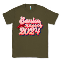 Army Green senior class of 2024 Classic Tee - JahusDesignShop