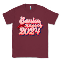 Burgundy senior class of 2024 Classic Tee - JahusDesignShop