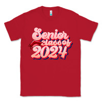 Red senior class of 2024 Classic Tee - JahusDesignShop
