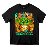 Black go fall on a cactus Heavy Core Tee - AdoDesignShop