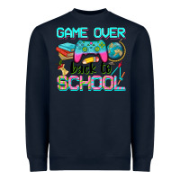 Navy game over back to school Heavyweight Sweatshirt - NancyCooperArtShop