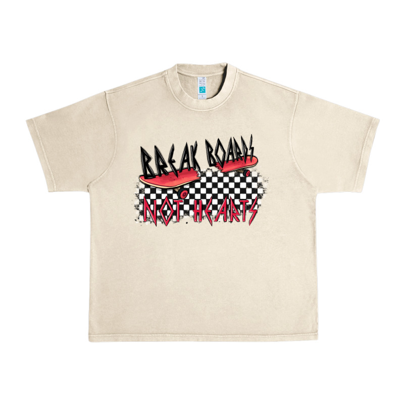 Break Boards Not Hearts Urban Heavy Tee by MaliasSmallBusiness | Teevron
