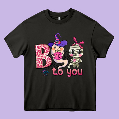 Boo To You Heavy Core Tee Designed By Adodesignshop