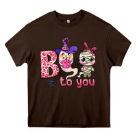Chocolate Brown boo to you Heavy Core Tee - AdoDesignShop