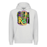 Dove Grey mardi gras Premium Hoodie - CowGirlArtShop